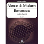 MUDARRA ALONSO DE ROMANESCA PER CHITARRA