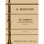 MAGNANI 10 CAPRICCI PER CLARINETTO