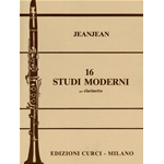 JEANJEAN 16 STUDI MODERNI PER CLARINETTO