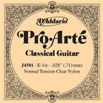 D'ADDARIO CORDA IN NYLON TENSIONE NORMALE 1 MI J4501  PER CHITARRA CLASSICA