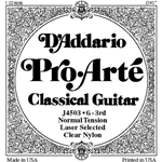 D'ADDARIO CORDA IN NYLON TENSIONE NORMALE 3 SOLJ4503 PER CHITARRA CLASSICA 