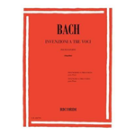 BACH INVENZIONI A TRE VOCI PER PIANOFORTE REVISORE MUGELLINI