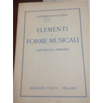 BONACCORSI ELEMENTI DI FORME MUSICALI