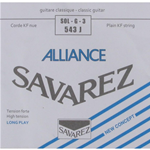 SAVAREZ ALLIANCE BLU CORDA IN NYLON PER CHITARRA CLASSICA 3 SOL 543J TENSIONE FORTE