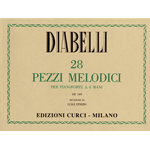 DIABELLI 28 PEZZI MELODICI  PER PIANOFORTE A 4 MANI OP.149 (FINIZIO)