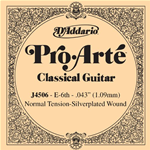 D'ADDARIO CORDA IN NYLON TENSIONE NORMALE 6 MI J4506 PER CHITARRA CLASSICA