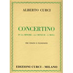 CURCI CONCERTINO IN LA MINORE PER VIOLINO E PIANOFORTE