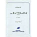 SOR ANDANTE LARGO OP.5 N.5 PER CHITARRA