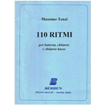 TENZI 110 RITMI PER BATTERIA,  CHITARRA E BASSO