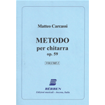 CARCASSI METODO PER CHITARRA OP.59 VOLUME 1