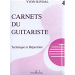 RIVOAL CARNETS GUITARISTE VOLUME 4