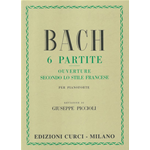 BACH 6 PARTITE OVERTURE SECONDO LO STILE FRANCESE