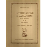 SOR INTRODUZIONE  E VARIAZIONE OP.28 SU L'ARIA 'MALBROUG ' REVISORE CHIESA PER CHITARRA