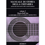 DELL'ARA MANUALE DELLA  STORIA DELLA  CHITARRA  VOLUME 1 LA CHITARRA ANTICA,CLASSICA E ROMANTICA