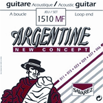 SAVAREZ ARGENTINE 1510 MF SET CORDE PER CHITARRA JAZZ SCALATURA 011 - 046 CON LOOP END TENSIONE LIGHT