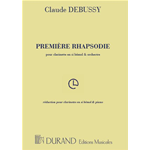 DEBUSSY PREMIERE RHAPSODIE PER CLARINETTO E PIANOFORTE