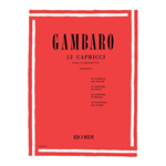 GAMBARO 12 CAPRICCI PER CLARINETTO 