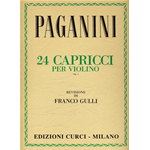 PAGANINI 24 CAPRICCI OP.1 PER VIOLINO (REVISIONE DI : GULLI)