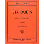 MOZART SIX DUETS VOLUME 1 PER 2 CLARINETTI