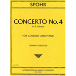 SPOHR CONCERTO N.4 PER CLARINETTO E PIANOFORTE