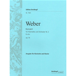 WEBER CONCERTO PER CLARINETTO N.2 IN MI BEMOLLE OP.74