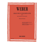 WEBER GRAN DUO CONCERTANTE OP.48 PER CLARINETTO E PIANOFORTE