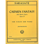 SARASATE CARMEN FANTASY OP.25  PER VIOLINO E PIANOFORTE