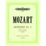 MOZART CONCERTO N .4 IN MIB PER CORNO E PIANOFORTE CON CD