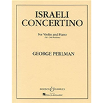 PERLMAN ISRAELI CONCERTINO PER VIOLINO E PIANOFORTE