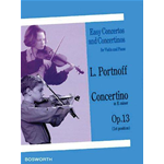 PORTNOFF CONCERTINO IN MI  MINORE  OP.13 PER VIOLINO E PIANOFORTE