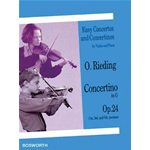 RIEDING CONCERTINO IN SOL OP. 24 PER VIOLINO E PIANOFORTE