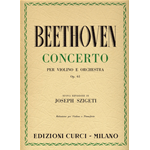 BEETHOVEN CONCERTO OP.61 PER VIOLINO E PIANOFORTE