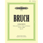 BRUCH CONCERTO IN SOL MINORE OP.26 PER VIOLINO E PIANOFORTE