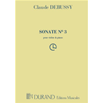 DEBUSSY SONATA N. 3  PER VIOLINO E PIANOFORTE