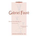 FAURE BERCEUSE PER VIOLINO E PIANOFORTE