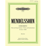 MENDELSSOHN CONCERTO IN RE MINORE  VIOLINO E PIANOFORTE