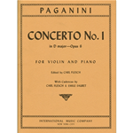 PAGANINI CONCERTO N.1 IN RE MAGGIORE OP.6 PER VIOLINO E PIANOFORTE