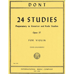 DONT 24 STUDI PER VIOLINO OP. 37 (IVAN GALAMIAN)