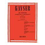 KAYSER 36 STUDI ELEMENTARI E PROGRESSIVI OP. 20 PER VIOLINO FASCICOLO 1