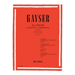 KAYSER 36 STUDI ELEMENTARI E PROGRESSIVI OP.20 PER VIOLINO FASCICOLO 2