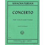 KHACHATURIAN  CONCERTO PER VIOLINO E PIANOFORTE