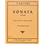 TARTINI SONATA IN RE MAGGIORE PER VIOLA E PIANOFORTE