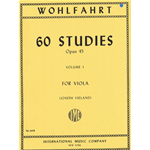 WOHLFAHRT 60 STUDI OP.45 VOLUME 1 PER VIOLA