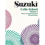 SUZUKI METODO PER VIOLONCELLO VOLUME 2 ACCOMPAGNAMENTO PIANISTICO