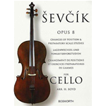 SEVCIK OP.8 PER VIOLONCELLO CAMBIAMENTI DI POSIZIONE E STUDI DI SCALA PREPARATORIA