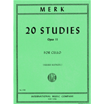 MERK 20 STUDIES OP11 PER VIOLONCELLO