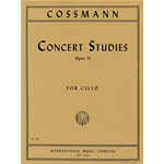 COSSMANN CONCERT STUDIES OP.10 PER VIOLONCELLO SOLO