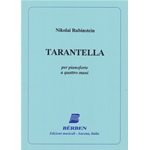 RUBINSTEIN TARANTELLA PER PIANOFORTE A 4 MANI