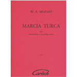 MOZART MARCIA TURCA X PF 4 MANI