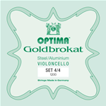 OPTIMA GOLDBROKAT SET CORDE PER VIOLONCELLO 4/4 SERIE 1200